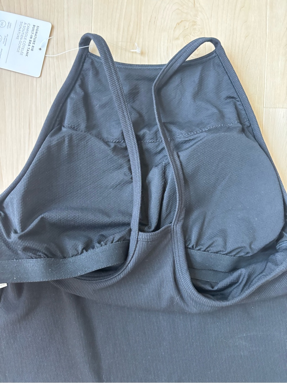 Athleta Black Ribbed Halter Tank Top - Picture 11 of 13